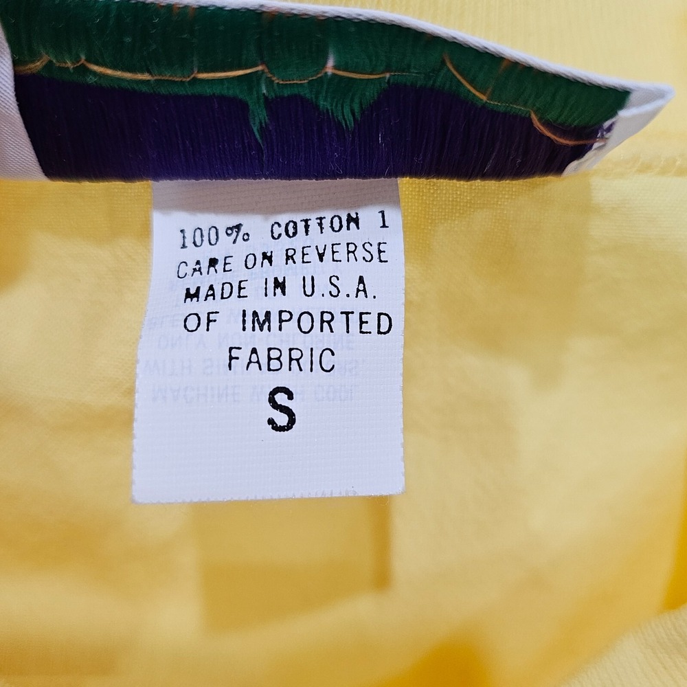 Vintage Women's SK Sport Yellow 2 Piece Set Top Pants Hot Air Balloons Size S - Picture 8 of 16